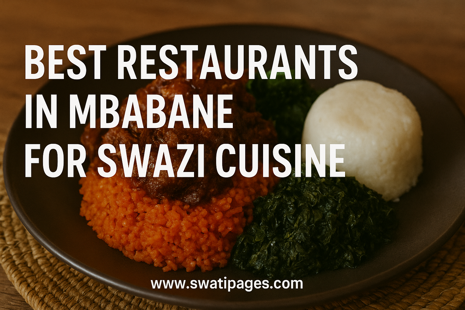 Best Restaurants in Mbabane for Swazi Cuisine